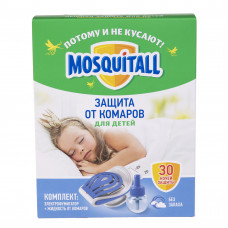 Mosquitall электрофумигатор и жидкость от комаров 30 ночей...