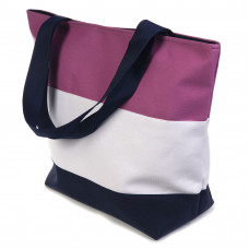 Pink/White/6-27 Сумка пляжная 48x37см, ручка стропа 40мм (... Pink/White/6-27 Сумка пляжная 48x37см, ручка стропа 40мм (...