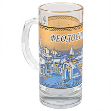 55439B Феодосия Пиво 390 мл, синий, 12 шт/уп