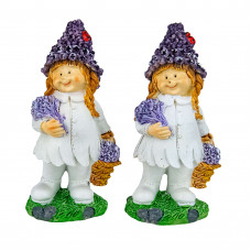 AD24001 Фигурка Лавандовой феи 5,5х4,5х12 см 2шт/уп