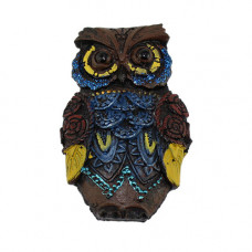 OWL6-19  Фигурка совы на магните 6 x 4,5 cм