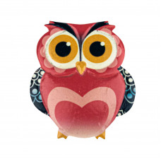 OWL 1 Магнит сова из полирезины