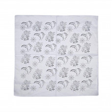 SAMPLE-11 Косынка-бандана, белая, 10 штук в наборе